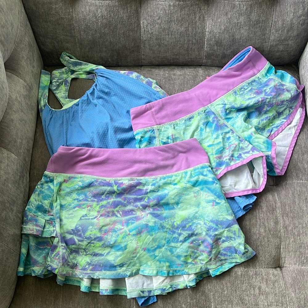 GUC Ivivva by Lululemon pickleball or tennis 3 piece set